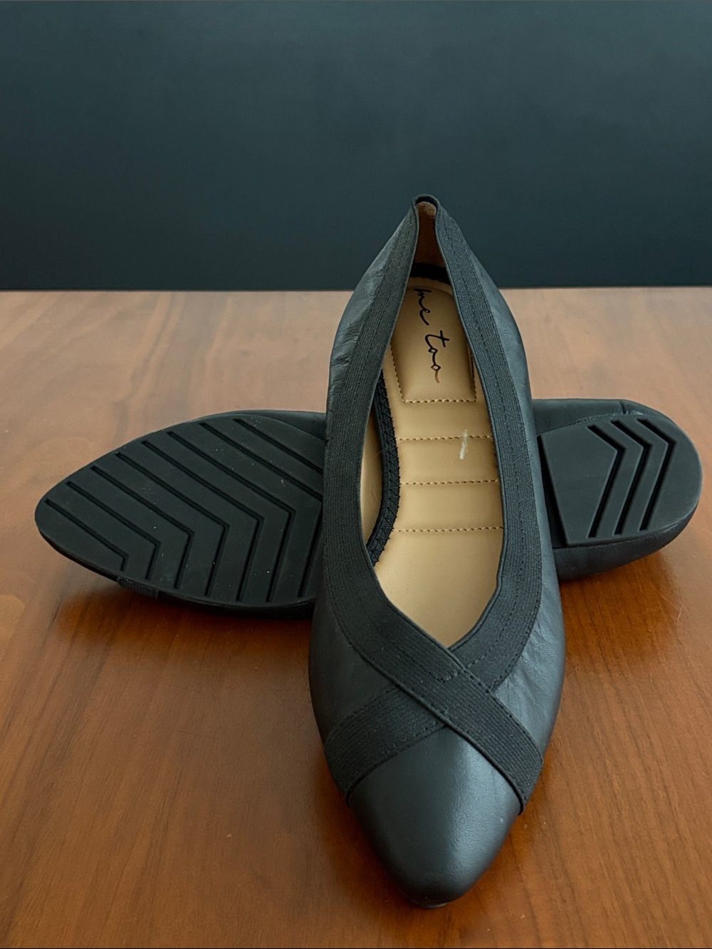 Me Too, Reign Flat, black, Women’s size 8